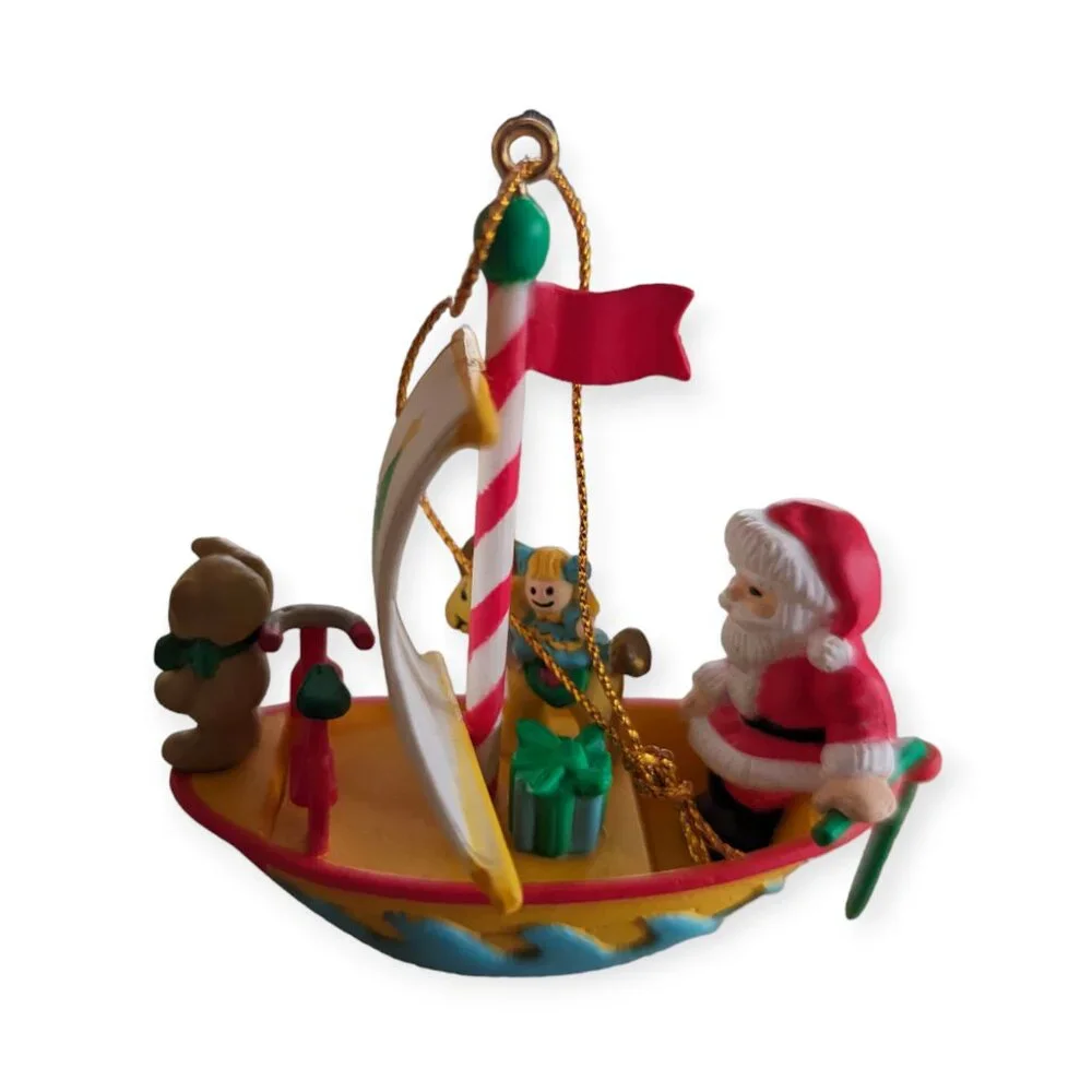 Vintage 1991 Santa's Best Smooth Sailing First Edition Ornament